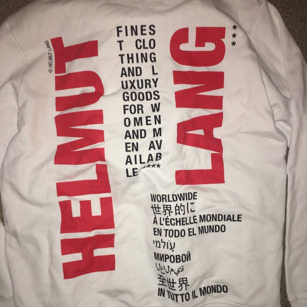 HELMUT LANG SWEATSHIRT